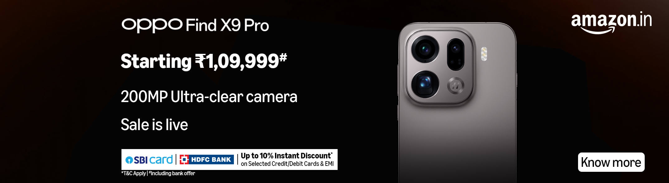 Amazon Oppo Find X9 Pro Offer